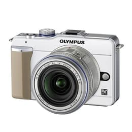 Hybrid-Kamera - Olympus PEN E-PL1 Weiß + Objektivö Olympus M.Zuiko Digital ED 14-42mm f/3.5-5.6