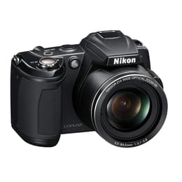 Kompakt Kamera Coolpix L120 - Schwarz + Nikon Nikkor 21X Wide Optical Zoom VR 25–525mm f/3.1–5.8 f/3.1–5.8