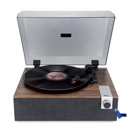Evidence Acoustics Tourne-disque Vinyle EA-PL200-WOOD - Haut-parleurs intégrés 40 watts PMPO - 33, 45 et 78 tours - Bluetooth+Clé USB 32G Vinyl-Plattenspieler