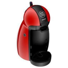 Espresso-Kapselmaschinen Dolce Gusto kompatibel Krups Dolce Gusto Piccolo KP1006ES 0.6L - Rot/Schwarz