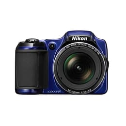 Nikon CoolPix L820 - Blau + Nikon Nikkor 26X Wide Optical Zoom ED VR 4.0-104mm f/3.1-5.9