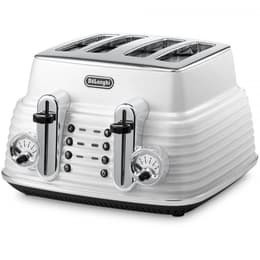 Toaster Delonghi CTZ4003W 4 Schlitze - Weiß