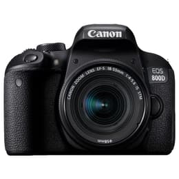 Reflex - Canon EOS 800D Schwarz Objektiv Canon EF-S 18-135mm f/4-5.6 IS STM