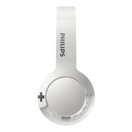 Philips BASS+ SHB3075WT Kopfhörer wireless mit Mikrofon - Weiß
