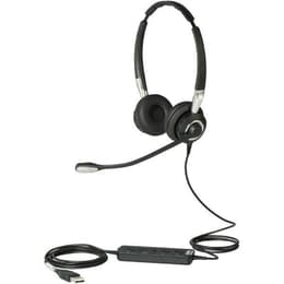 Jabra BIZ 2400 II Duo Kopfhörer Noise cancelling verdrahtet mit Mikrofon - Schwarz