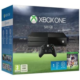 Xbox One 500GB - Schwarz + FIFA 16 Ultimate Team Legends