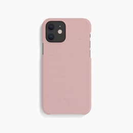Hülle iPhone 12 Mini - Natürliches Material - Rosa