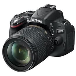 Reflex Kamera Nikon D5100 + Objektiv Nikon AF-S DX Nikkor 18-105 mm - Schwarz