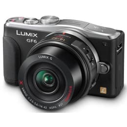 Hybrid-Kamera Lumix DMC-GF6X - Schwarz + Panasonic Lumix G Vario 28-84mm f/3.5-5.6 ASPH. f/3.5-5.6