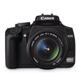 Spiegelreflexkamera EOS 450D - Schwarz + Canon Canon Zoom Lens EF-S 18-55mm f/3.5-5.6 IS f/3.5-5.6