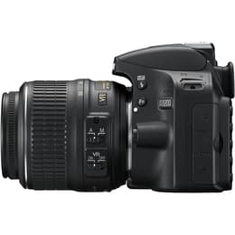 Reflex - Nikon D3200 Schwarz Objektiv Nikon AF-S DX Nikkor 18-55mm f/3.5-5.6G VR II