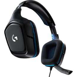 Logitech G432 Kopfhörer gaming verdrahtet mit Mikrofon - Schwarz/Blau