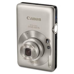 Kompakt - Canon Digital IXUS 100 IS Grau Objektiv Canon Zoom Lens 3X 33-100mm f/3.2-5.8