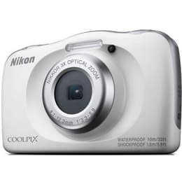 Kompakte - Nikon Coolpix S33 - Weiß