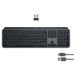 Logitech Tastatur QWERTY Wireless mit Hintergrundbeleuchtung MX Keys S
