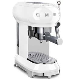 Espressomaschine Smeg ECF01PBEU 1L - Weiß