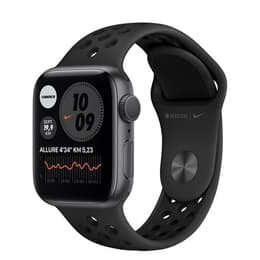 Apple Watch Series SE 1 (2020) GPS 40 mm - Aluminium Space Grau - Nike Sportarmband Schwarz