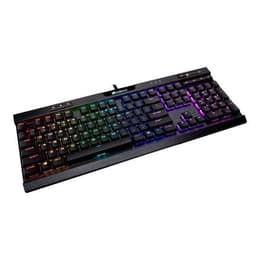 Corsair Tastatur AZERTY Französisch mit Hintergrundbeleuchtung K70 RGB MK.2 Low Profile