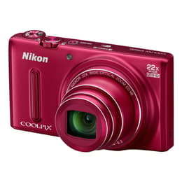 Kompakt Nikon Coolpix S9600 - Rot