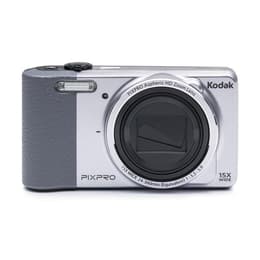 Kompakt Kamera PixPro FZ151 - Silber + Kodak Kodak PixPro 15x Wide 24-360 mm f/3.3-5.9 f/3.3-5.9