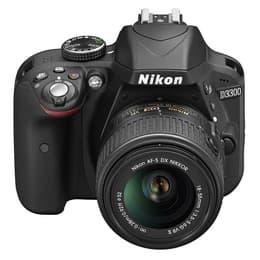 Spiegelreflexkamera D3300 - Schwarz + Nikon Nikon AF-S DX Nikkor 18-55mm f/3.5-5.6G II f/3.5-5.6