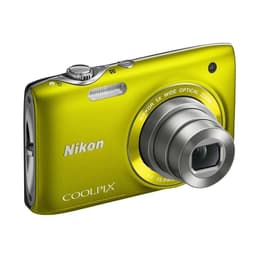 Kompakt Kamera Coolpix S3100 - Gelb + Nikon Nikkor 5x Wide Optical Zoom 26-130 mm f/3.2-6.5 f/3.2-6.5