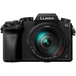 Hybrid-Kamera Panasonic Lumix DMC-G7H - Schwarz + Objektiv Panasonic Lumix G Vario 14-140 mm f/3.5-5.6 ASPH Power O.I.S