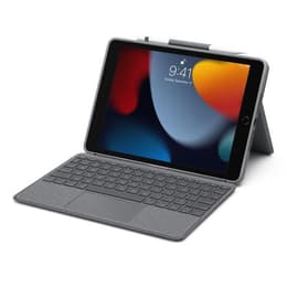 Logitech Tastatur AZERTY Französisch mit Hintergrundbeleuchtung Combo Touch 820-010378