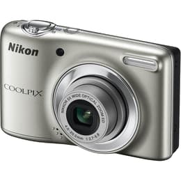 Kompakt - Nikon Coolpix L25 Grau Objektiv Nikon Nikkor 5X Wide Optical Zoom 28-140mm f/2.7-6.8