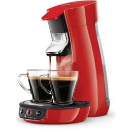 Kaffeepadmaschine Senseo kompatibel Philips Viva HD6563/86 L - Rot