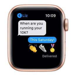 Apple Watch Series 6 (2020) GPS + Cellular 44 mm - Rostfreier Stahl Gold