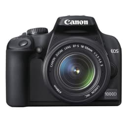 Spiegelreflexkamera EOS 1000D - Schwarz + Canon EF-S 18-55mm f/3.5-5.6 II f/3.5-5.6