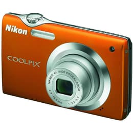 Kompakt Kamera Coolpix S3000 - Orange + Nikon Nikkor Wide Optical Zoom Lens 27-108 mm f/3.2-5.9 f/3.2-5.9