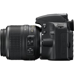Spiegelreflexkamera - Nikon D3200 Schwarz + Objektivö Nikon AF-S DX Nikkor 18-55mm f/3.5-5.6 VR II