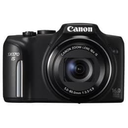 Kompaktkamera - Canon PowerShot SX170 IS - Schwarz