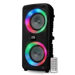 Lautsprecher Bluetooth Enceinte Sonorisation Autonome sur batterie à LED - Pickering PANTHER P26 - 300W, Bluetooth USB SD, 4 modes Equaliseurs, Téléco - Schwarz