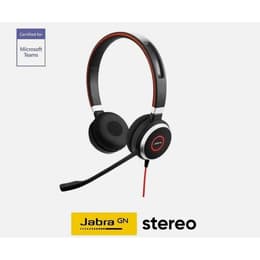 Jabra Evolve 40 MS Stereo Kopfhörer Noise cancelling mit kabel mit Mikrofon - Schwarz