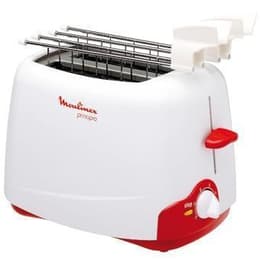 Toaster Moulinex Principio TT1200 2 Schlitze - Weiß/Rot