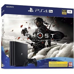 PlayStation 4 Pro 1000GB - Schwarz + Ghost of Tsushima