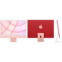 iMac 24" (2021) Apple M1 mit 8‑Core CPU 7-core GPU - 512 GB SSD - 16 GB QWERTY - Italienisch Standardglas