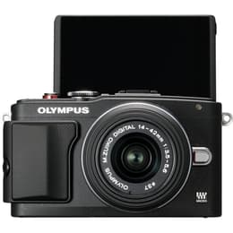 Hybrid-Kamera PEN E-PL6 - Schwarz + Olympus Olympus M.Zuiko Digital 14-42 mm f/3.5-5.6 II R + Olympus M.Zuiko Digital ED 40-150 mm f/4-5.6 R f/3.5-5.6 +f/4-5.6