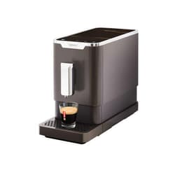 Kaffeemaschine mit Mühle Nespresso kompatibel Scott Slimissimo 1.2L - Schwarz/Silber