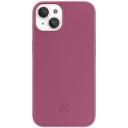 Hülle iPhone 13 mini - Natürliches Material - Rot