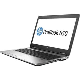 HP ProBook 650 G2 15" Core i5 2.4 GHz - SSD 128 GB - 8GB AZERTY - Französisch