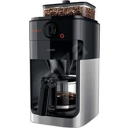 Kaffeemaschine mit Mühle Nespresso kompatibel Philips HD7767 / 00 1.2L - Schwarz
