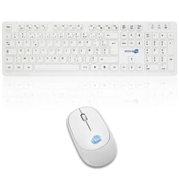 Simpletek Tastatur AZERTY Französisch Wireless M&K AZERTY FR Kit Mouse and Keyboard