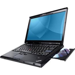 Lenovo ThinkPad T500 15" Core 2 2.4 GHz - SSD 64 GB - 4GB AZERTY - Französisch