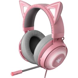 Razer Kraken Kitty V2 Kopfhörer Noise cancelling verdrahtet + kabellos mit Mikrofon - Rosa