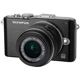 Hybrid-Kamera Pen Lite E-PL3 - Schwarz + Olympus Olympus M.Zuiko Digital 14-42mm f/3.5-5.6 f/3.5-5.6