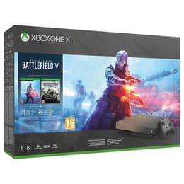 Xbox One X Limitierte Auflage Gold Rush Special + Battlefield V + Battlefield 1943